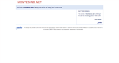 Desktop Screenshot of montesino.net